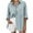 Light Blue, variant on Womens Button Down Shirts Fashion Stripe Printed Blouses Top Fall Long Sleeve Lightweight Shirt Open Front Lapel Button Cardigan Casual Versatile Top