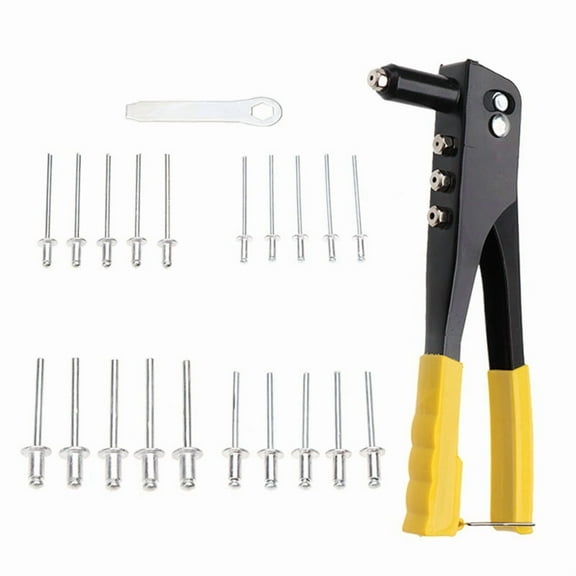 200Pcs Heavy Duty Riveter Set Aluminum Blind Rivets Assortment Kit Hand Tools Rivet Nut Tool