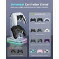 thumbnail image 2 of RGB Gamepad Rack Stand Anti-Scratch Desk Mount Game Controller Rack for PS5 Xbox, 2 of 6