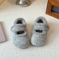 thumbnail image 3 of Fozruso Girls Winter Lined Sneakers Warm Soft Sole Casual Shoes For Kids Non Outdoor Play Footwear With Comfortable Lightweight,Sizes 12.5(6.5-7 Years), 3 of 6