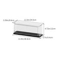 thumbnail image 3 of Tgbvmt Stackable Figurine Display Box PET Plastic Dust-Proof Storage Case for Dolls Collectibles Toys Jewelry with Lid Clear Transparent Storage Box for Home Office Decoration, 3 of 7