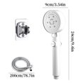 thumbnail image 2 of Filtered Shower Head Magical Eight Showerhead Pressurized Shower Set For Washing Waterfall Showerhead, 2 of 2