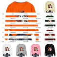 thumbnail image 2 of Halloween Sweatshirts for Women Ghost Pumpkin Long Sleeve Shirt Coffee Lover Graphic Tees Fall Spooky Pullover Tops Thanksgiving Graphic Tees Soft Lightweight Trendy Print Shirts, 2 of 3