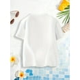 thumbnail image 2 of T-Shirt à Motifs d'Été Créatif pour Filles, Doux et Extensible Confortable Col Rond Manches Courtes, Chemise., 2 of 6