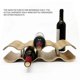 thumbnail image 3 of Wooden Wine Rack Wavy Wine Bottle Storage Rack Cabinet Pantry Home Kitchen Bar Countertop Storage D, 3 of 5