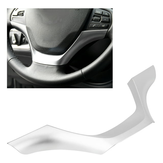 Car Steering Wheel Decor Trim, ABS Plastic & Chromeplated, Fashionable & Distinctive Style, Easy To Install, Compatible For1 3 Series F30 F20 2013-2016