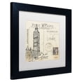 thumbnail image 3 of Trademark Fine Art "Postcard Sketches II" Canvas Art by Anne Tavoletti, White Matte, Black Frame, 3 of 5