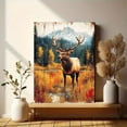 thumbnail image 6 of Majestic Elk Canvas Wall Art， Suitable for Living Room， Dining Room， and Gallery Wall Decor., 6 of 8