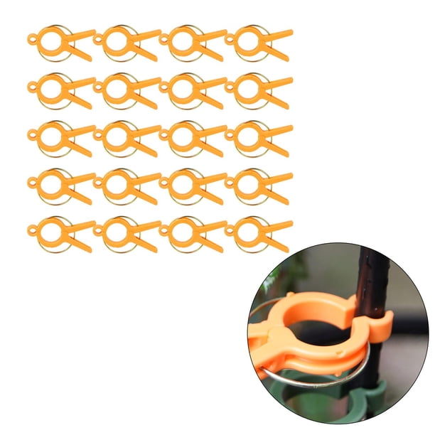 Clips de soporte para plantas de jardín Colamx 20 piezas