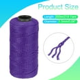 thumbnail image 2 of Uxcell Nylon String Twisted Mason Line Twine for DIY Projects Gardening Gift Wrapping Purple, 2 of 6
