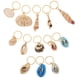thumbnail image 3 of 13 piezas encantos para el cabello anillos de trenza para el cabello concha colgante encanto pinza de pelo decoración, 3 of 8