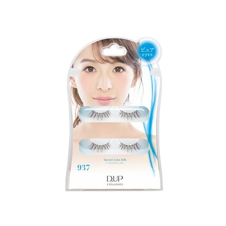 D-Up False Eyelashes Secret Line Air 2 Pairs, 937 (Best Selling Korean Makeup Products)