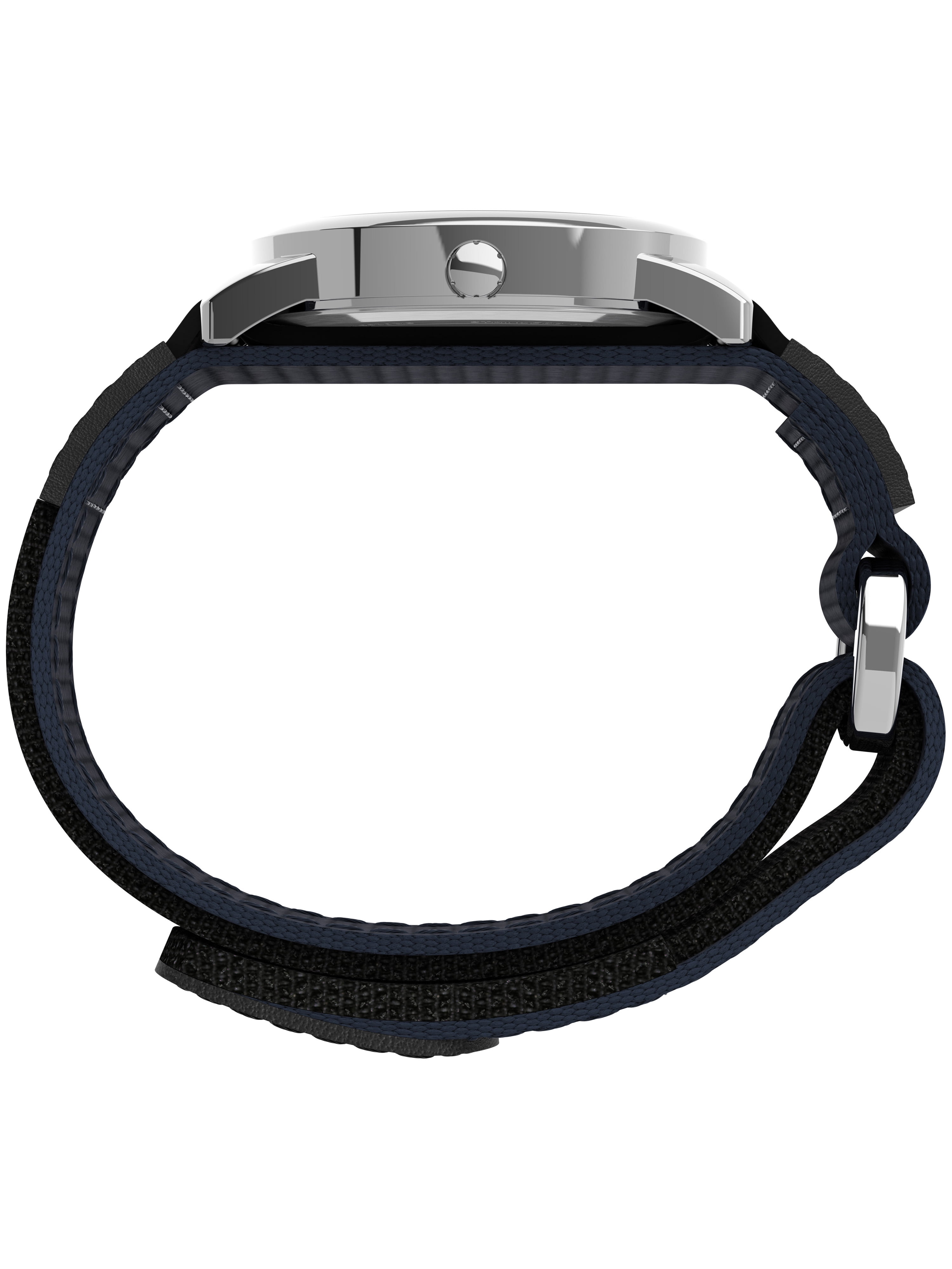 Timex Men's Easy Reader Date Blue/Silver 35mm Casual Watch, FastWrap Strap