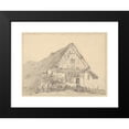 thumbnail image 2 of Emanuel Murant 14x11 Black Modern Framed Museum Art Print Titled - A Farm Building (Mid-To Late 17th Century), 2 of 5