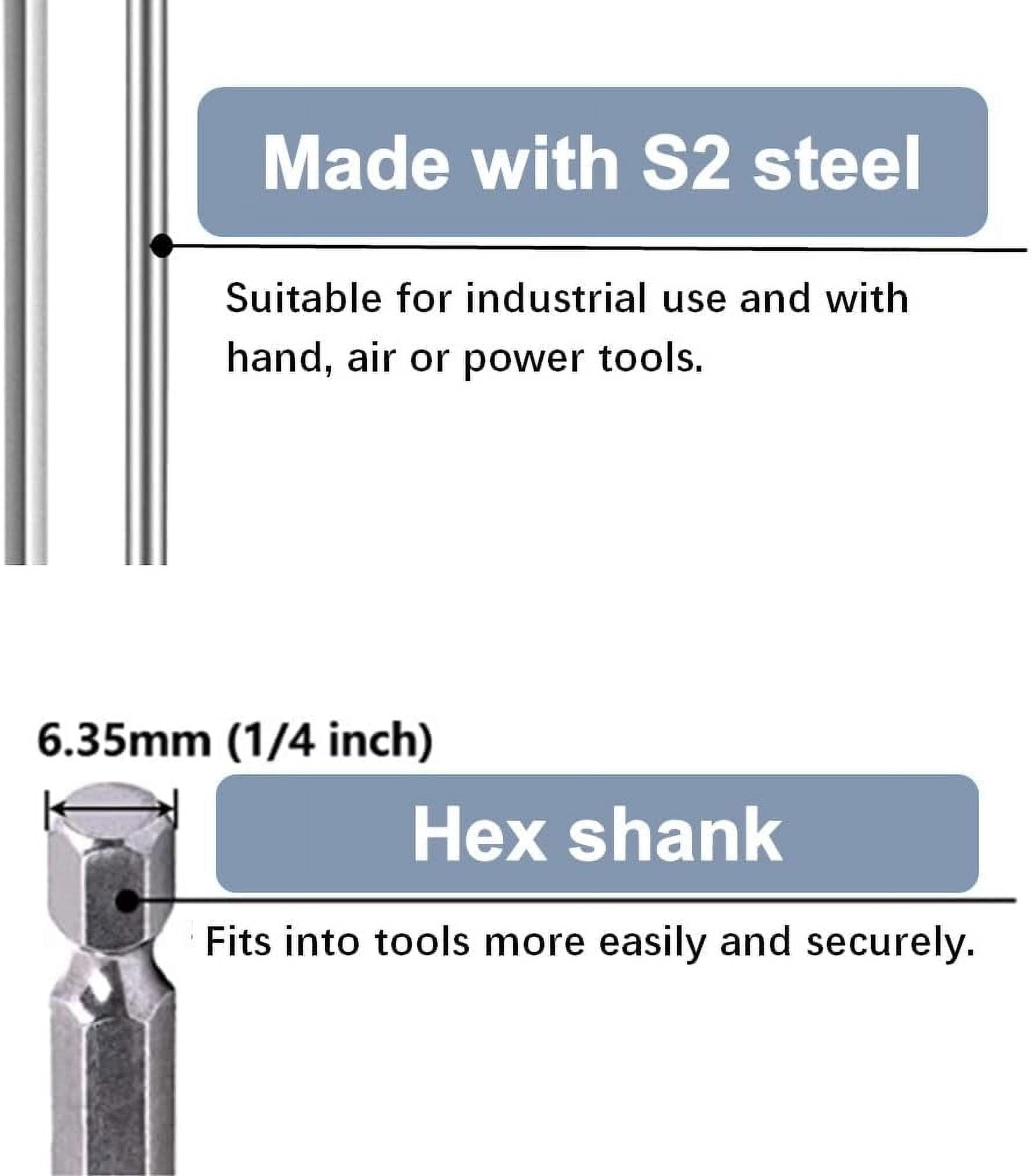 RGHJAR-Aiyun 11-Piece Shark Vacuum Screwdriver Security Bit Set, S2 Steel Magnetic Security Screwdriver 4 Inch Star Driver Bit Set for Shark Vacuum T6-T40 (100mm Length)