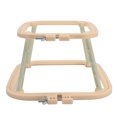 thumbnail image 1 of Double Layer Embroidery Hoop Secure Connection, Multi Purpose, Compact and Portable for Fabric Painting, Punch Needlework, Home Use, 1 of 7