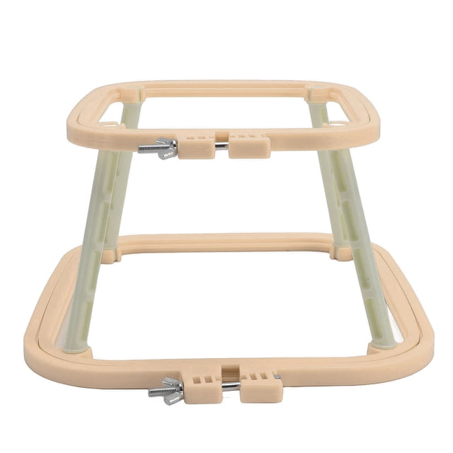 Double Layer Embroidery Hoop Secure Connection, Multi Purpose, Compact and Portable for Fabric Painting, Punch Needlework, Home Use