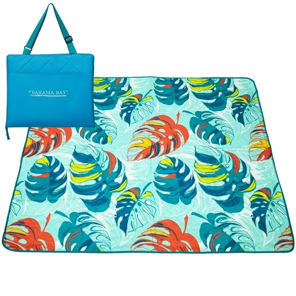 Beach Blanket Waterproof Sandproof Picnic Blankets Camping Foldable Beach Mat Sand Free Large Portable Washable Play Mat Lightweight for Outdoor Park