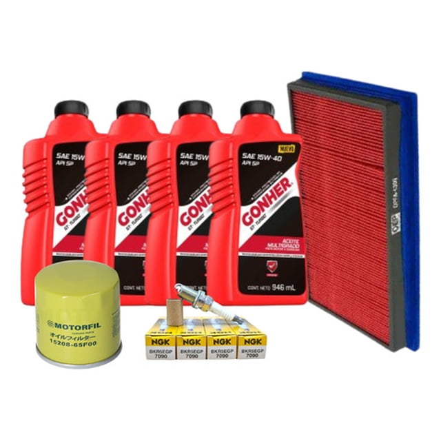 Kit De Afinacion Sentra 00-01 2.0l Gonher 15w40 Bplatino