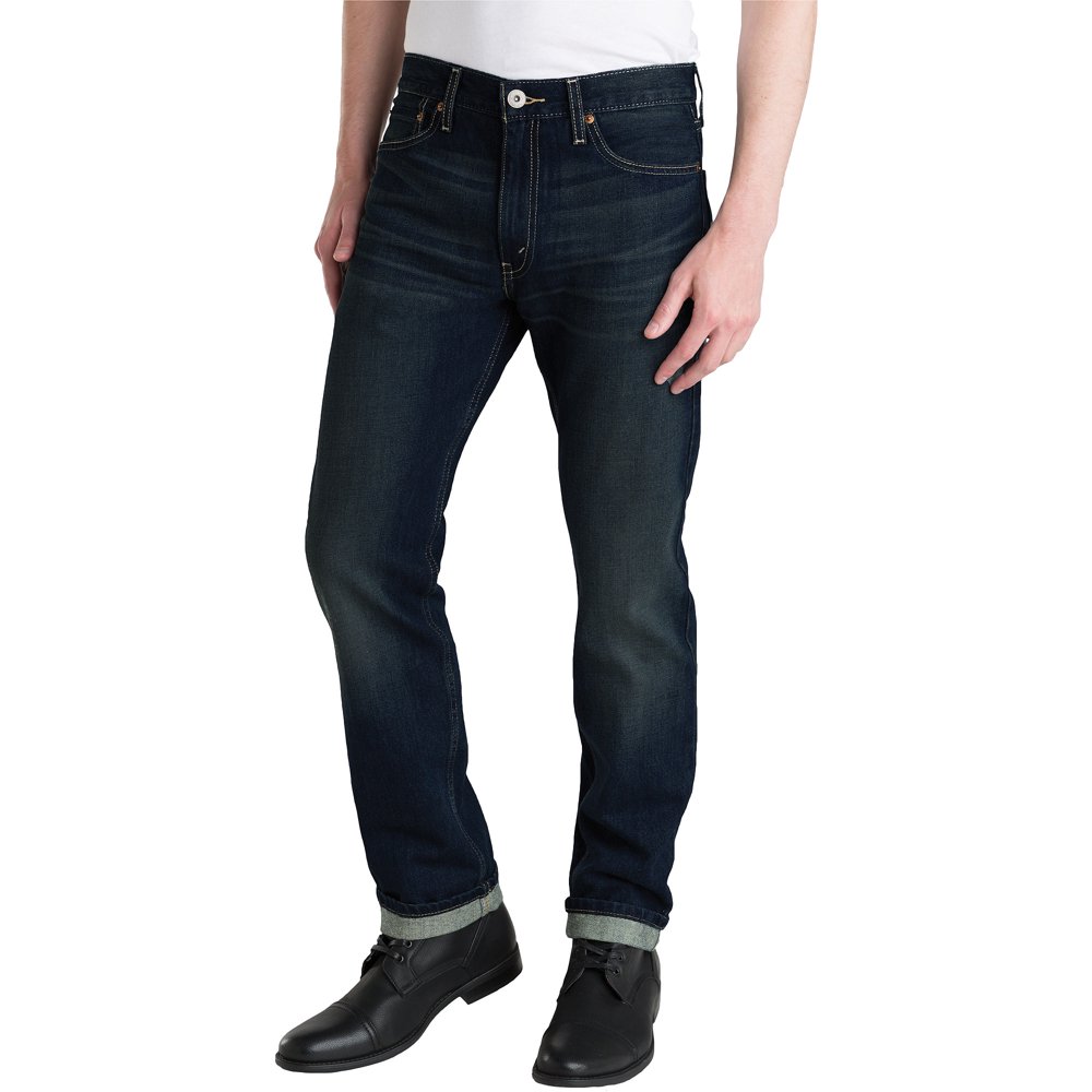 Signature by Levi Strauss & Co. Men's Cuffed Slim Fit Jeans Walmart