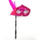 thumbnail image 1 of Mascarillas de carnaval con palos - mascarillas de fiesta de mujeres decoradas con trajes de fiesta de Venecia desfile de moda, 1 of 4