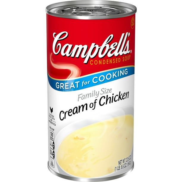 Campbell’s Condensed Cream of Chicken Soup, Family Size, 22.6 Ounce Can