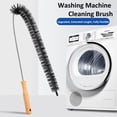 thumbnail image 6 of Dryer Vent Cleaner, 2 Pcs 29.5 Inch Flexible Lint Brush for Dryer Vent, Refrigerator Coil Cleaning Brush, Long Handle Dust & Pet Hair Remover for Trap and Duct, Home Essential, Half-Bristle, 6 of 9