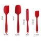 thumbnail image 5 of Juego de espátulas de silicona de primera calidad, resistentes al calor, 600ºF, diseño sin costuras, goma antiadherente con utensilios para cocinar/hornear, juego de 4, 5 of 7