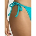 thumbnail image 5 of Time and Tru Women's and Women's Plus Ribbed Side Tie Bikini Swim Bottoms, Sizes XS-2X, 5 of 6