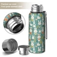 thumbnail image 2 of Design Pattern 20oz Stainless Steel Thermal Bottle with Tea Filter and Cup Lid, Vacuum Insulated Coffee Mug with 316L Inner Liner, Leakproof Travel Thermos for Office, Commute & Outdoor, 2 of 7