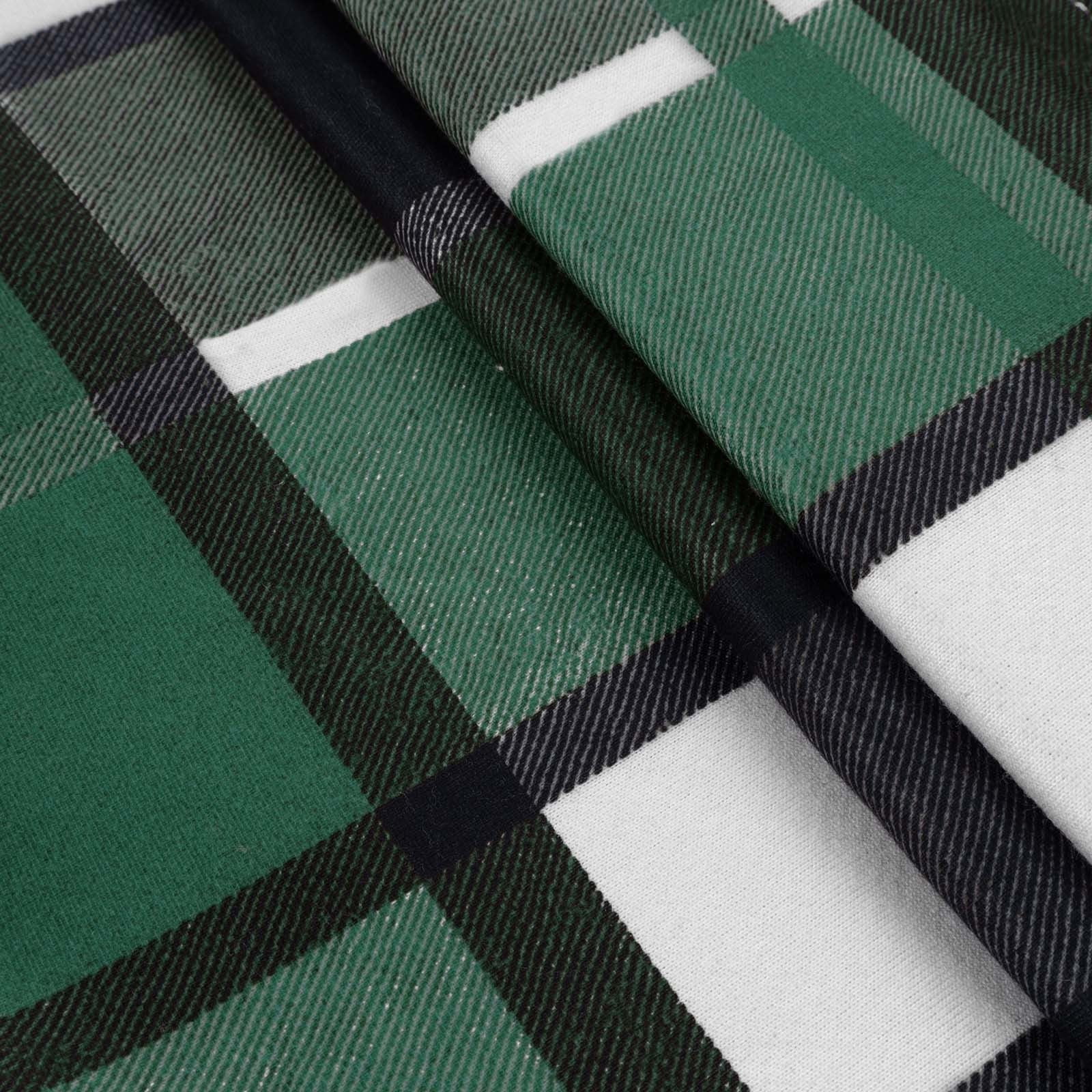 Womens Winter Coats Plaid Woolen Full-zip Hooded Jackets with Sherpa Lined Thick Warm Faux Shearling Outerwear (L, Army Green)