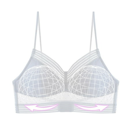 

〖TOTO〗Tube Tops For Women No Steel Ring French Underwear Big Open Back Beautiful Back U Shaped Bra Summer Ultra Thin Bud Bra