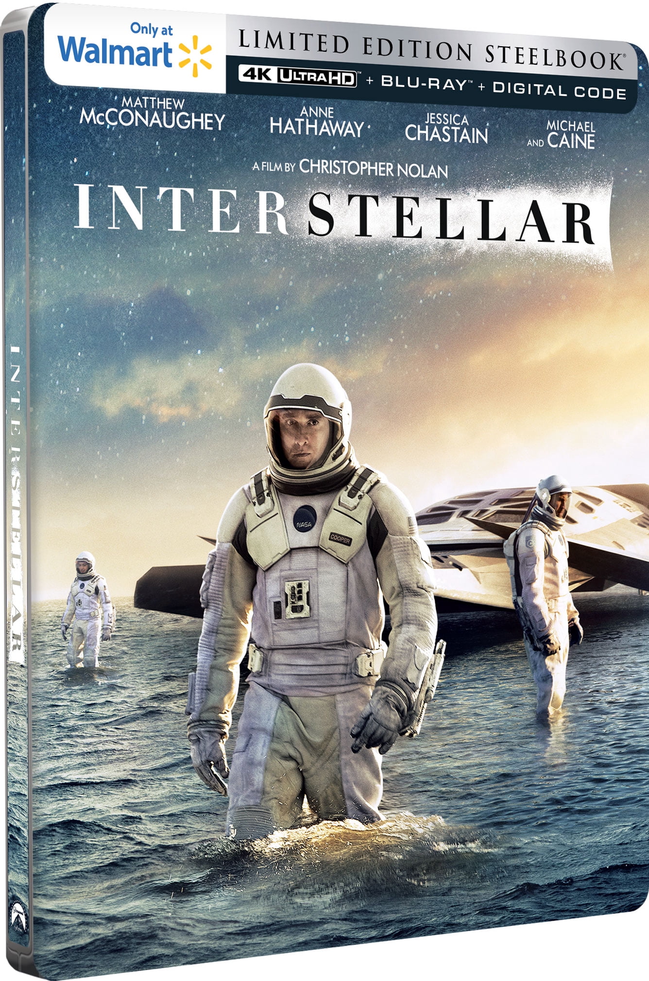 Interstellar (Steelbook) (Walmart Exclusive) (4K Ultra HD + Blu-ray + Digital Copy)