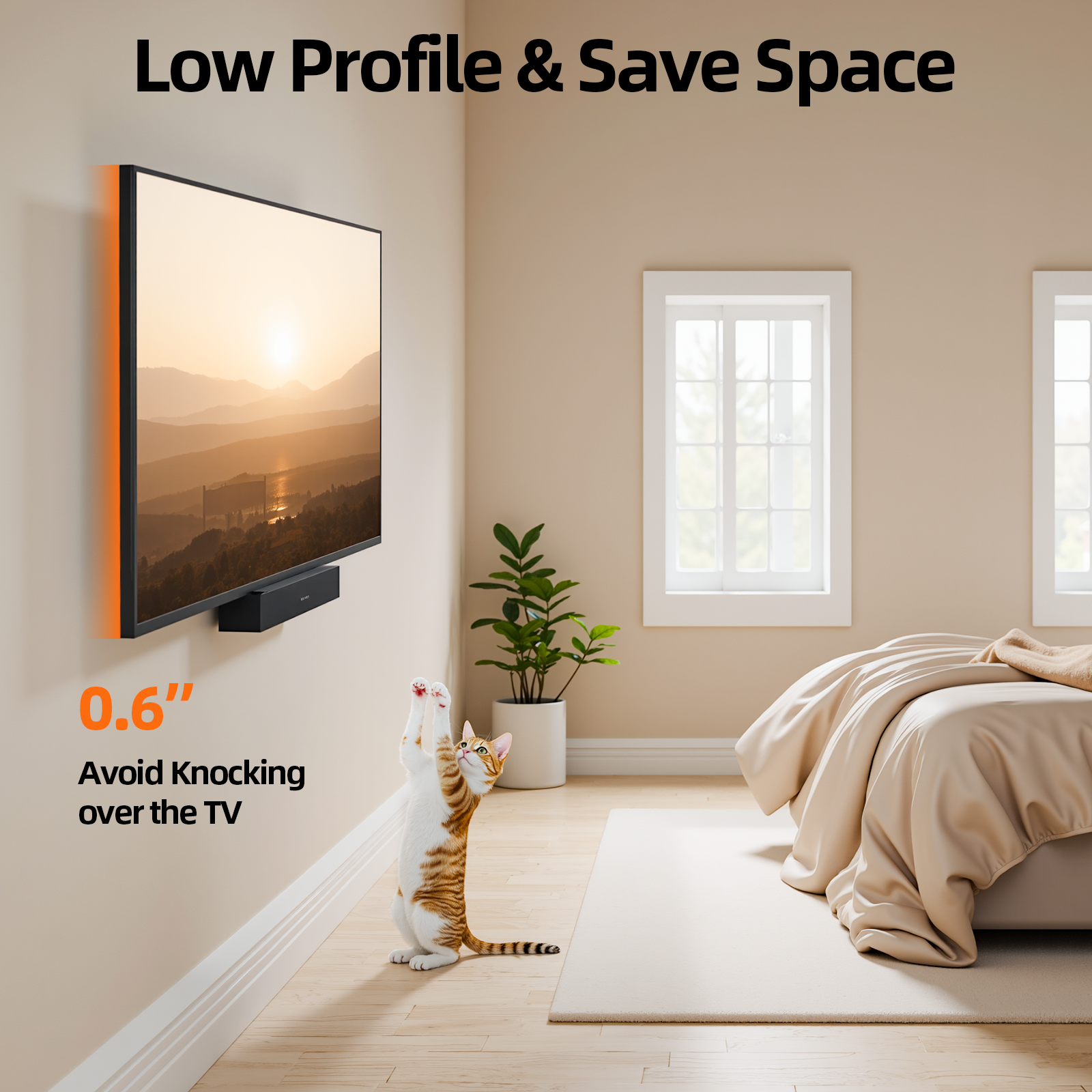 MountLiving Fixed TV Wall Mount for 14-42 inch TVs photo 8