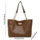 thumbnail image 3 of Mujer Bolso Grande Capacidad Bolso de Hombro Tote Bag Textura Avanzada,Práctico y Fashion,Portátil,Adjustable,For Office,Leather Material,topliu, 3 of 9
