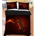 thumbnail image 2 of 3D Sports Basketball Dunk Quilt Cover Set Bedding Set Duvet Cover Pillowcases, 2 of 3