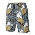 thumbnail image 4 of Pofeuu Squirrel And Leaves Prin Men's Swim Trunks Quick Dry Bathing Suit Swimming Board Shorts Mesh Lining Beach Swimwear-X-Large, 4 of 6