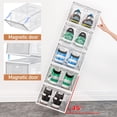thumbnail image 5 of Thicken & Sturdy 10 Pack Thicken Shoe Organizer Stackable,Shoe Containers For Sport Sneaker Display,Upgraded Sturdy Shoe Storage Box,Plastic Shoe Box,White, 5 of 6