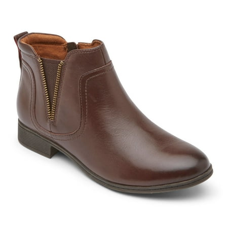 

Cobb Hill Women s Crosbie Gore Boot Brown Leather - CI9331