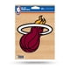 thumbnail image 1 of Rico Industries Nba Miami Heat - Vinilo Adhesivo Troquelado, 1 of 5