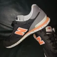 thumbnail image 2 of New Balance Men's 515 Black/Orange/Grey/White Running Sneakers Size 5, 2 of 6