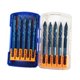 thumbnail image 1 of Juego de brocas excéntricas especiales con punta torcida y vástago hexagonal, accesorio para taladro manual fácil de usar 10 piezas de 8 mm, 1 of 9