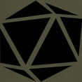 thumbnail image 3 of CafePress - Icosahedron Black Dark T Shirt - Men's Classic Graphic Cotton T-Shirt, 3 of 4