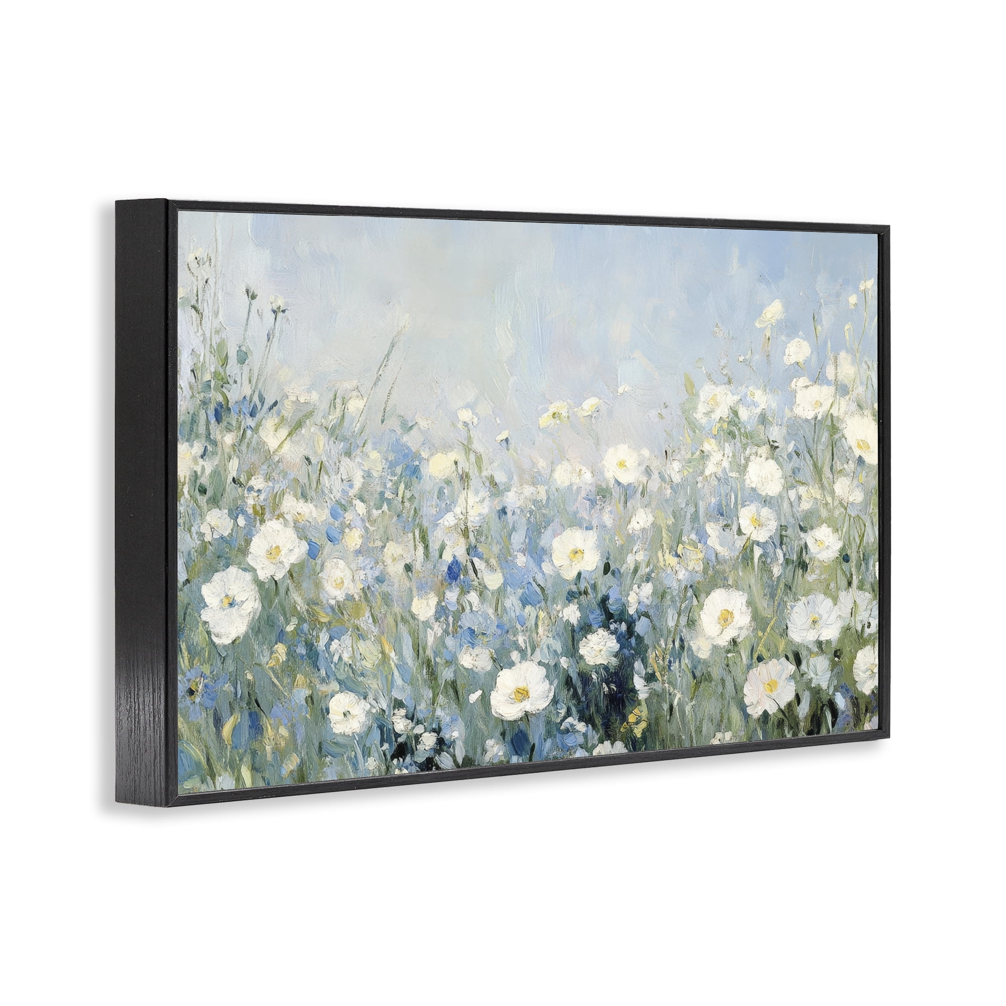 Stupell Industries Meadow Foliage Dream Black Framed Giclee Art, design by Petal Prints Design