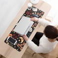 thumbnail image 3 of Long Mouse Pads for Desk,Halloween Floral Ghosts Pattern Desk Mats on Top Of Desks, Desk Mouse Pad Extra Large with 3mm Non-Slip Base and Stitched Edge for Gaming,Office,Work,Home 31.5x11.8in, 3 of 5