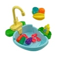 thumbnail image 1 of Juego de juguetes para fregadero de cocina HUOGUO simulado con agua corriente para niños, 1 of 1