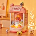thumbnail image 3 of Machine à Griffes à Thème Spatial Rose Premium pour Enfants - Modèle à Haute Configuration pour Usage Domestique avec Double Alimentation (Batterie/usb), Inclut 2, 10 Poupées en Peluche et 10 Gashapons, 2 Designs Élégants Disponibles, 3 of 6