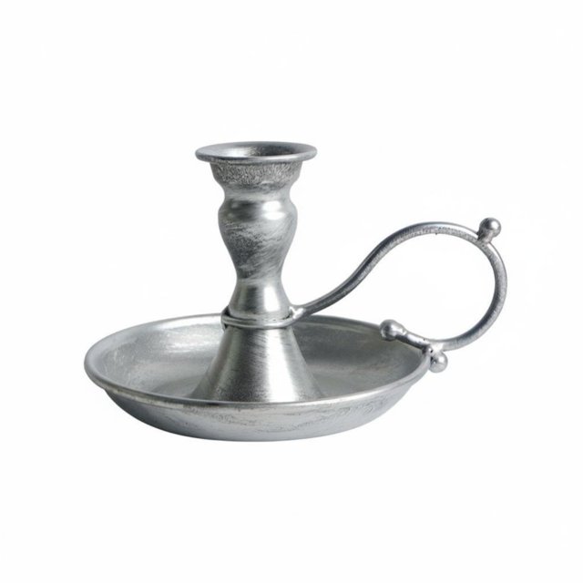 Abbraccia Portavelas de metal plateado, candelabro retro europeo, bodas, oración y accesorio para fotos
