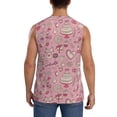 thumbnail image 4 of Fotbe Cute Love Men's Camiseta sin Mangas Estampada para Hombres, Playera Casual para Gimnasio, Entrenamiento, Playa-Large, 4 of 7