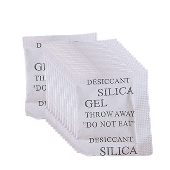 100 Pack 0.035 oz Food Grade Silica Gel Desiccant Packets, Moisture Absorbers Desiccant Bags for Food Storage & Moisture Control